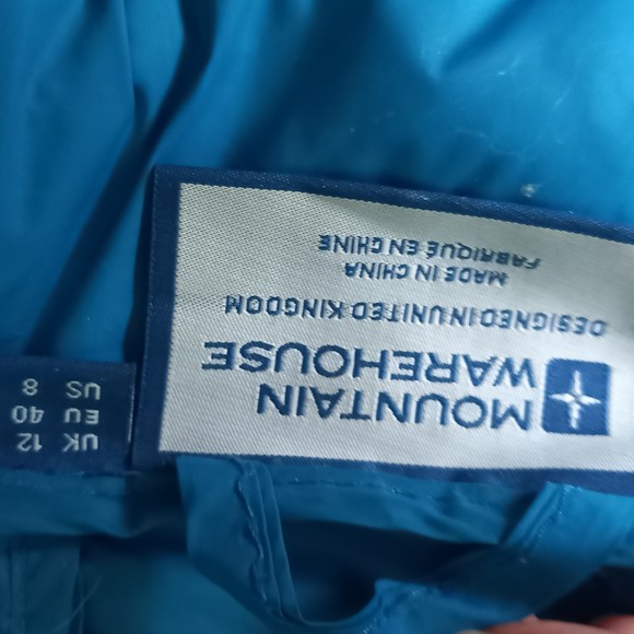 Size 12 Black Padded Hooded Coat Quilted - Picture 10 of 12